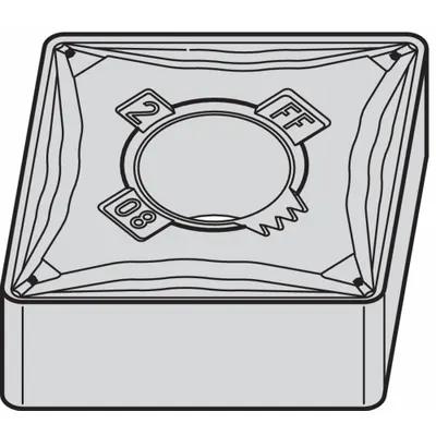 WIDIA Diamond Turning Insert: CNMG431FF - Diamond Indexable Turning Inserts