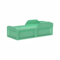 CORTECH Institutional Bed: Green, 80 in Overall Lg, 36 in Overall Wd, 27 in Overall Ht, Polyethylene (MPN 101GN)
