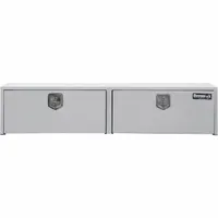 BUYERS PRODUCTS Topside Truck Box: Topside Truck Box, Double Drop-Down Doors Lid, T-Handle, Steel (MPN 1702840)