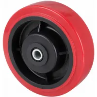 APPROVED VENDOR Caster Wheel: 6 in Wheel Dia., 2 in Wheel Wd, Polyurethane, 900 lb Load Rating, Std