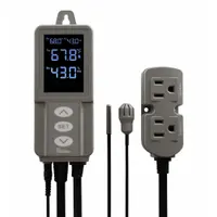 Temperature Control: Single Stages, Heat and Cool, 23°F to 158°F, Digital, SPST, 100 to 240V AC, RTC (MPN RTC-500 WIFI)