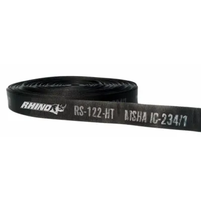 RHINO RS-142HT Burst Protection Hose Sleeve, 1 27/64 in Dia, 300 ft Lg, Black - Burst Protection Hose Sleeves