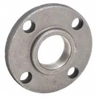 ANVIL Metal Pipe Flange: 12 in, Female NPT Threaded, Cast Iron, Flat Flange, Class 125 (MPN 0308004605)
