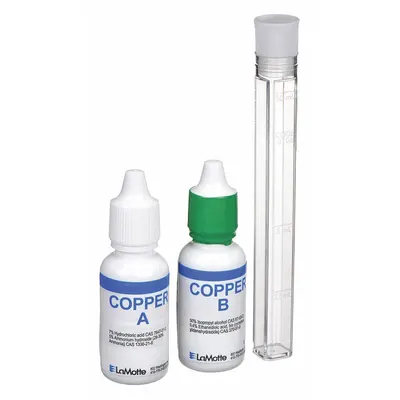 LAMOTTE Copper Water Quality Test Kit: Copper, 0.05 to 1.0 ppm, 0.05 ppm - Water Quality Test Kits