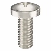 Machine Screw: 5/16"-18 Thread Size, 3/4 in Lg, 316, Stainless Steel, Plain, Pan, Phillips, 10 PK (MPN ZSCRW-415)