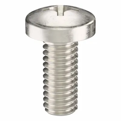 USA INDUSTRIALS Machine Screw: 5/16"-18 Thread Size, 3/4 in Lg, 316, Stainless Steel, Plain - Pan Head Machine Screws
