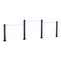 TRIACTIVE USA Tri-Level Horizontal Bar: 88 in Overall Ht, 177 in Overall Lg, 8 in Overall Wd (MPN HBAR3-B)