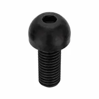 Socket Head Cap Screw: 1/2"-13 Thread Size, 1 1/4 in Lg, Button, Black Oxide, Alloy Steel, 25 PK (MPN 50C125KBC)