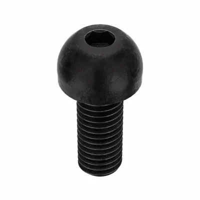 KERR LAKESIDE Socket Head Cap Screw: 1/2"-13 Thread Size, 1 1/4 in Lg, Button, Black Oxide - Button Head Socket Cap Screws