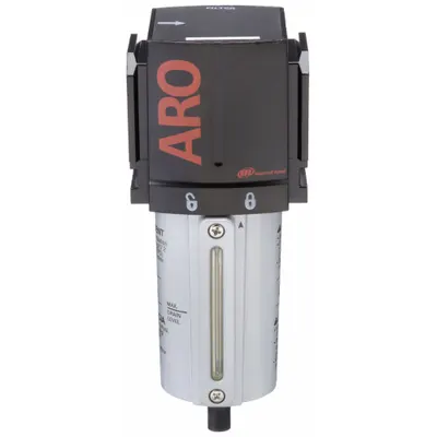 ARO Compressed Air Filter: Particulate, 3/4 in NPT, 5 micron, 216 cfm, 250 psi Max Op Pressure - ARO FRL Air Filters