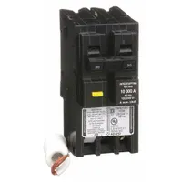 SQUARE D Miniature Circuit Breaker: 30 A, 120/240V AC, Single Phase, 10kA at 120/240V AC, 2 Poles (MPN HOM230GFI)