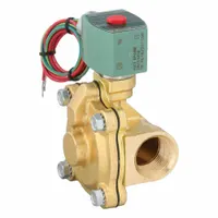 REDHAT Solenoid Valve: 2-Way, Normally Closed, 1 in Pipe Size, 110V AC/120V AC, Watertight, FKM Seal (MPN 8210G004V)