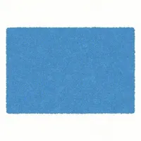 Air Filter Pad: 15 in x 20 in x 2 in, Polyester, Blue/White