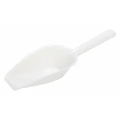 HDPE Lab Scoop, 65 mL Capacity, 18.42 cm Length, White