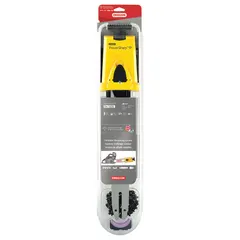 This set includes a chainsaw chain, bar, and sharpener for field maintenance. The chain has a 3/8-inch pitch, 0.5-inch gauge, and 56 drive links. It is compatible with Jonsered chain saws and fits 16-inch bar lengths.