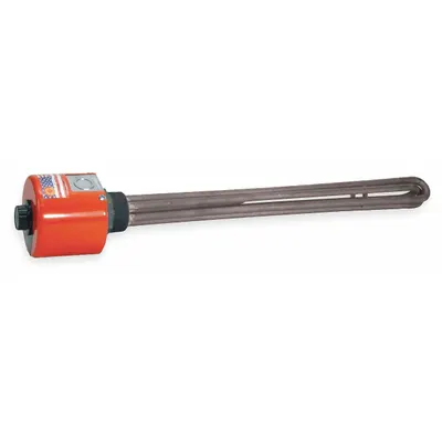 TEMPCO Screw Plug Immersion Heater: 1 Phase, 120V AC, 1,500 W Watt, 1 1/4 in NPT - Screw-Plug Immersion Heaters
