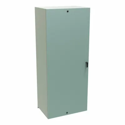 HAMMOND Electrical Enclosure: Steel, 72 in x 30 in x 20 in, NEMA 12/3R/4, Solid Cover - Steel Washdown Enclosures