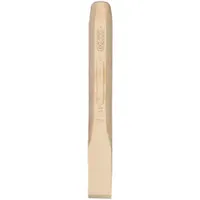 Cold Chisel: Non-Sparking, Aluminum Bronze, 1 1/16 in Blade Wd, 9 1/4 in Overall Lg, Plain Grip (MPN C-18)