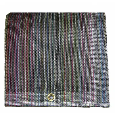 MAURITZON Tarp: 23.17 ft Lg, 11.42 ft Wd, Std Duty, 5 mil, Vinyl, Multi-Color - Mesh Tarps