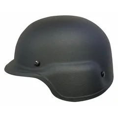 Level IIIA ballistic helmet constructed from Aramid, featuring a suspension system for impact and fragmentation resistance. Designed for head protection in tactical, law enforcement, and security applications. Black finish, size M. Meets Level IIIA standards for stopping handgun rounds. Manufacturer part number: PST SC650-IIIA-BLKMD.