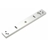 Aluminum filler plate, 11 inches long, designed as a mounting bracket accessory for DYNALOCK Model 3000 systems. Used to align and space components in industrial equipment setups