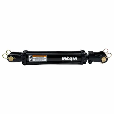 MAXIM Hydraulic Cylinder: 4 in Bore Dia., 24 in Stroke Lg, 1/2 in NPT Port Size - Standard-Duty Tie-Rod Cylinders