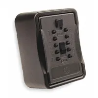 KIDDE Lock Box: Mechanical Combo Lock, 5 Key Capacity, 5 1/4 in Outside Ht, 3 7/8 in Outside Wd (MPN 1267)