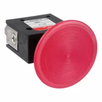 ARO Manual Air Control Valve: 460, Three-Way / Two-Position, Button, Red, 4 scfm Flow Rate - Max (MPN 461-2)
