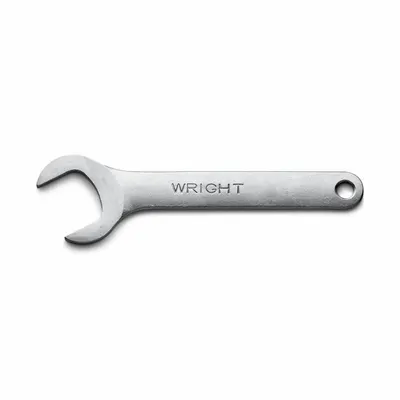 WRIGHT TOOL Open End Wrench: Steel, Satin, 27 mm Head Size, 6 7/8 in Overall Lg - SAE, Single End, Open End Service Wrenches