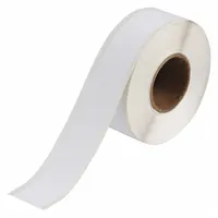Continuous Label Stock: 1 1/8 in x 100 ft, Vinyl, White (Matte), Indoor (MPN J20C-1125-2595)