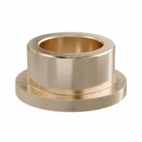 Flanged Sleeve Bearing: Bronze, SAE 841, 5/8 in Bore, 7/8 in OD, 1/2 in Lg, USDA H-1 Approved, 3 PK (MPN ECOF101408)