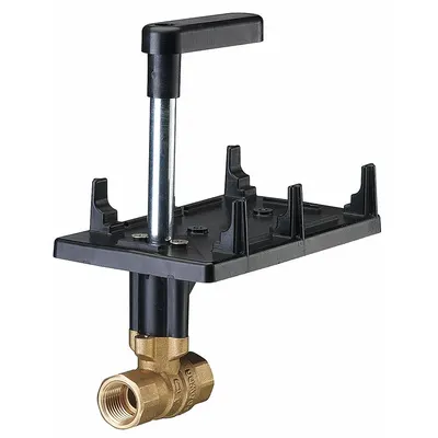 HVAC Control Ball Valve: 2-Way, 1 1/2 in Female NPT, 25 CV Flow, 200 psi Close-off - 2-Way NPT Connection Ball Valves