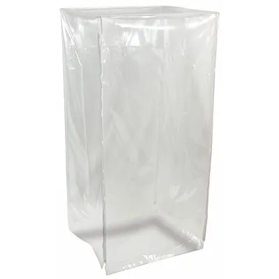 CRESTWARE Pan Rack Cover, 28 in Dp, 65 in Ht, PVC, Clear, ABPR20C - Pan Rack Covers