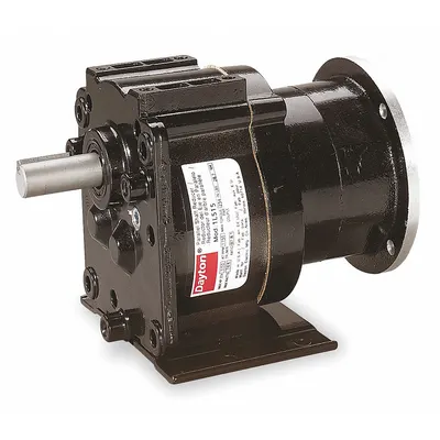 Dayton Speed Reducer: 87.82:1, 20 RPM, 0.1 hp Input Max, 260 in-lb Output Max - Direct-Drive Parallel Speed Reducers