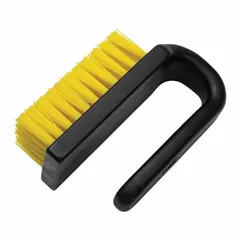 This lab brush features 1-inch yellow nylon bristles and a polypropylene handle. Its non-sparking construction makes it suitable for cleaning sensitive electronic assemblies and lab equipment in ESD-safe workstations and cleanrooms.