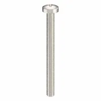 Machine Screw: M4x0.70 Thread Size, 45 mm Lg, 18-8, Stainless Steel, Plain, Pan, Phillips, 25 PK (MPN ZSCRW-268)