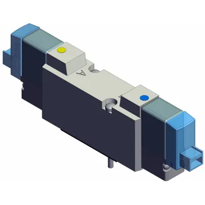 SMC Solenoid Air Control Valve: Five-Way / Two-Position, SYJ5000, Double Solenoid - SMC SYJ Series Directional Control Valves