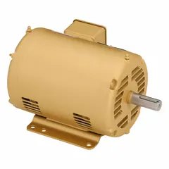 Open Drip Proof (ODP) 3-phase AC motor with rigid base mount. Rated 1 1/2 hp, 1,755 RPM at 60 Hz, 230/460V AC, 4.50/2.25 A full load current. Suitable for general-purpose industrial equipment such as pumps, fans, conveyors, and compressors.