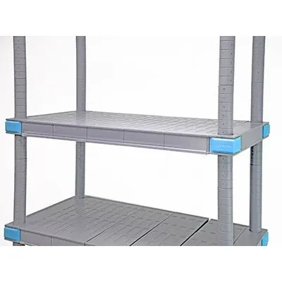 QUANTUM STORAGE SYSTEMS Label Holder for Millenia Shelves: Millenia, 65 1/2 in Overall Wd - Label Holders for Plastic Shelving