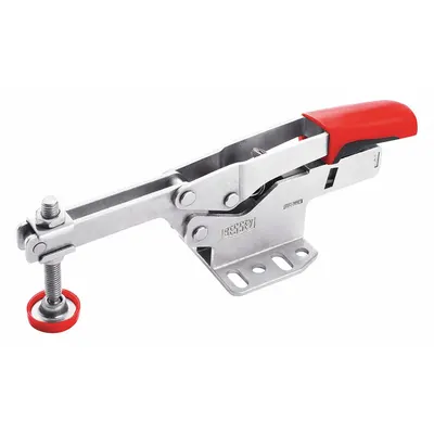 BESSEY Auto-Adjust Toggle Clamp: Std Horizontal Handle, Flange Base Mounting, 3.03 in Arm Lg - Auto-Adjusting Toggle Clamps