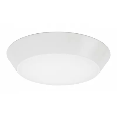 LITHONIA LIGHTING Flush Mount: 13 in Dia, White, 2 1/2 in Ht, 1,985 lm, 4000K, 28 W, 120V AC - VersiLite Flush-Mount Lights