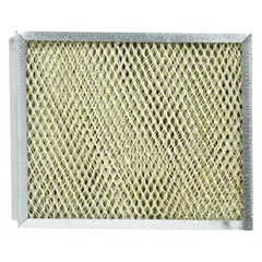 Aluminum replacement pad for duct-mount humidifiers. Compatible with models 1040, 1042, 1137, 709, 990, and SL16. Single pad unit for in-duct installation.