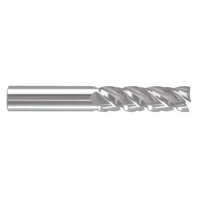OEM Carbide Square End Mill, 4 Flute, 1/2" Mill Dia, 3" LOC, 6" OAL - Fast-Cutting Carbide Square End Mills