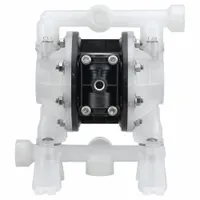 ARO Diaphragm Pump: Polypropylene Body, 1/2 in, NPT Connection, 14.4 gpm, Santoprene Diaphragm (MPN PD05P-APS-PAA-B)