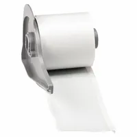 Pre-Cut Label Stock Roll: 1 29/32 in x 4 in, 4 in x 1 29/32 in, Polyester, Permanent Adhesive (MPN M7-38-428)