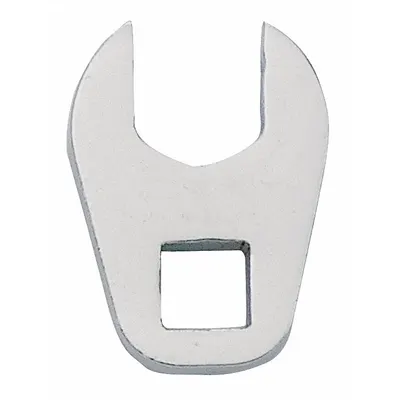 PROTO Crowfoot Socket Wrench: Alloy Steel, Chrome, 3/8 in Drive Size - Metric Open End Crowfoot Wrenches