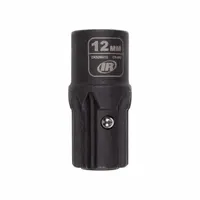 INGERSOLL RAND Impact Socket: Metric, 12 mm Socket Size, 6-Point, Std, 1 9/16 in Overall Lg (MPN DXS2SM12)