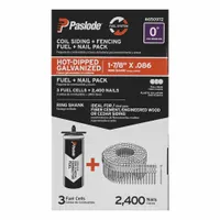 PASLODE CSF Fuel + Nail Pack: Cordless CSF Siding and Fencing Nailer Compatible (MPN 650972)