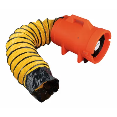 ALLEGRO Confined Space Blower: 115/230 V AC, 8 in Duct Dia, 1/3 hp Horsepower - Axial Blower & Ducting Combination Units