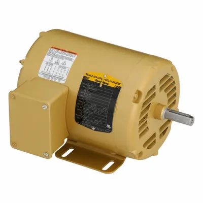BALDOR General Purpose Motor: Rigid Base Mount, Open Drip Proof, 3/4 hp, 230V AC/460V AC - Rigid Base 3-Phase General Purpose AC Motors